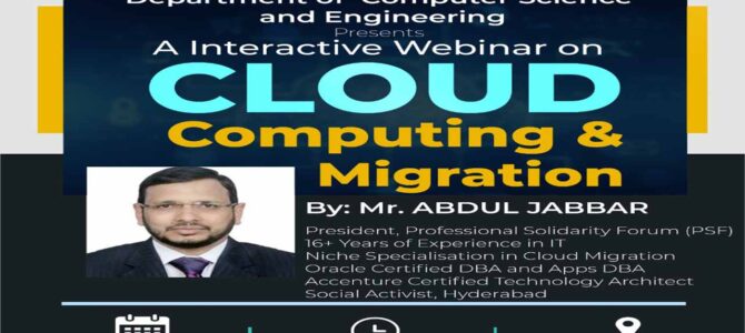 Cloud Computing and Migration