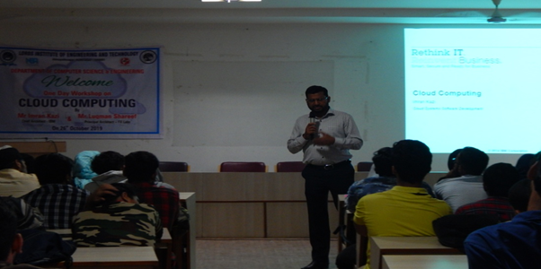 One day Workshop on “Cloud Computing”