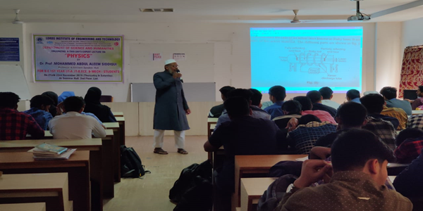 Expert Lecture on Engineering Physics