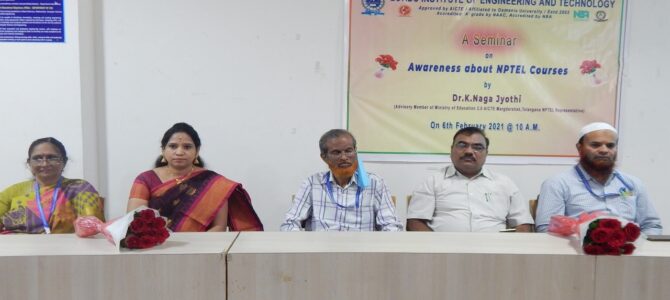 Awareness About NPTEL Courses