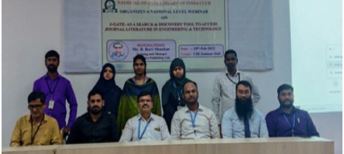 National Webinar on J-Gate E – Journals
