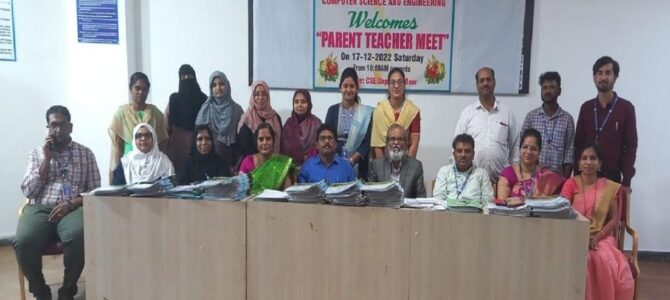 Parent Teacher Meet – CSE