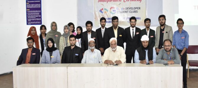 Inauguration Ceremony of Google DSC