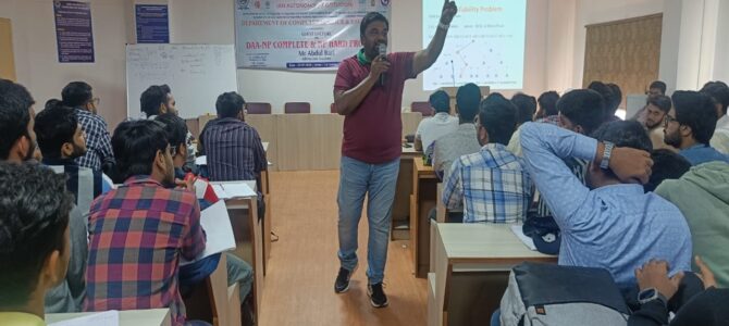 Guest Lecture on DAA