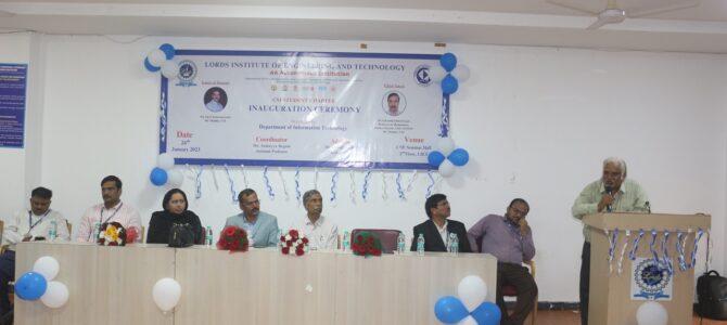 Inauguration of CSI Student Chapter