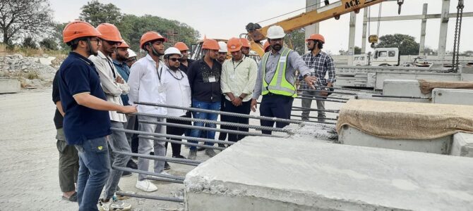 Industrial Visit to Preca Precast Manufacturing Unit